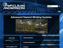 Tablet Screenshot of mccleananderson.com